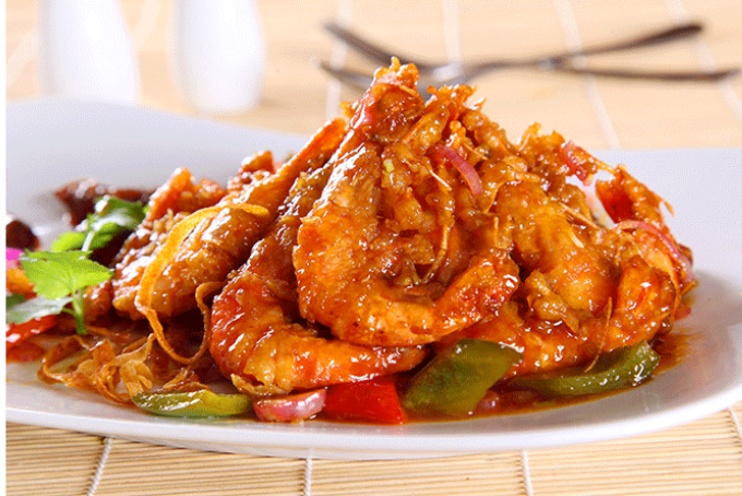 Tôm sú sốt chua ngọt