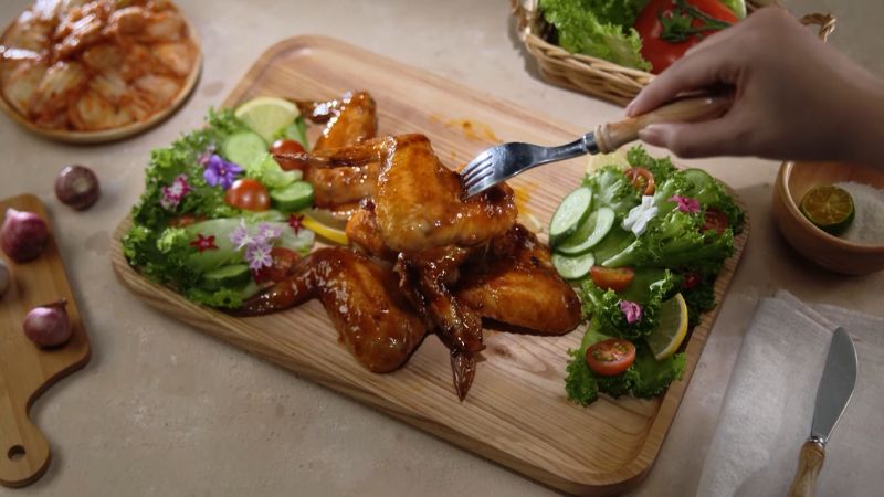 Cánh gà nướng cay