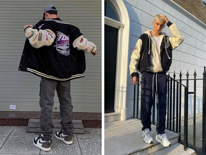 Phối đồ street style cùng áo khoác ngoài