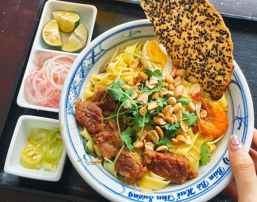Khó ai có thể quên được hương vị đặc trưng của mì Quảng