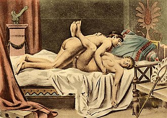 Minh họa tư thế truyền thống đối diện