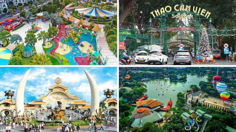 Các công viên và khu vui chơi giải trí ở Sài Gòn