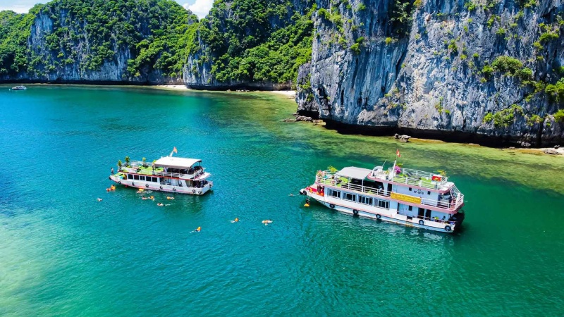 Hệ thống phương tiện di chuyển hiện đại kết nối trung tâm thành phố với Cát Bà