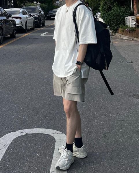 Áo thun cổ tròn nam