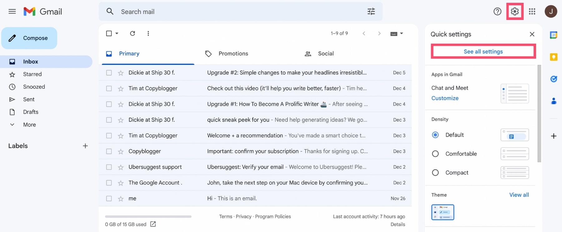 Alt: Màn hình đổi email Google