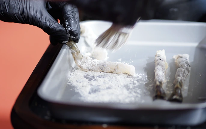 Quầy đặc sản sạch và gọn gàng