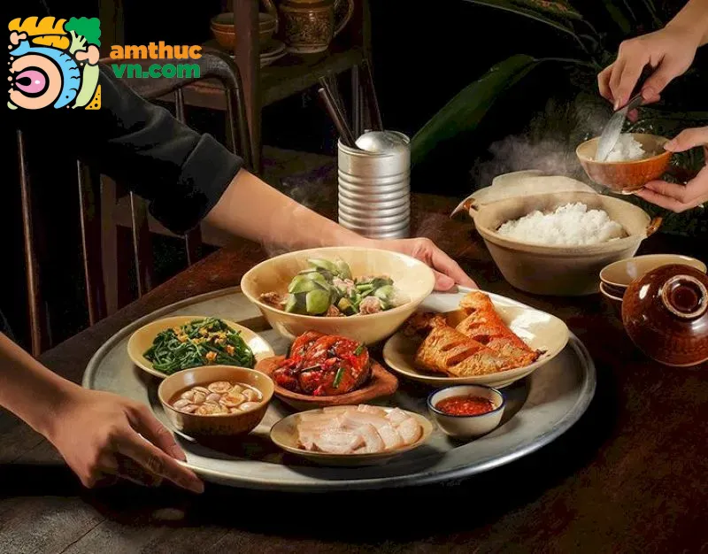 Mâm cơm nhà của người Việt
