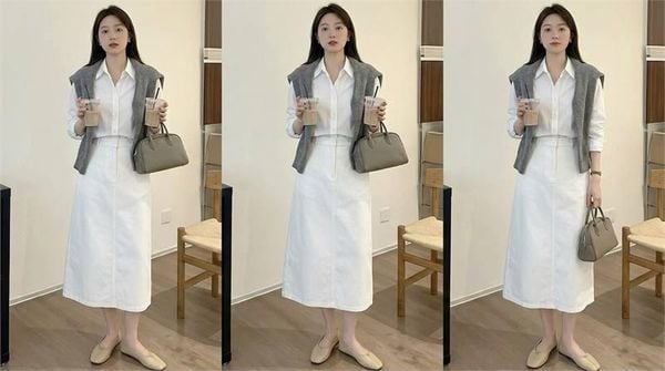 Áo sơ mi nữ phối nhiều kiểu khác nhau