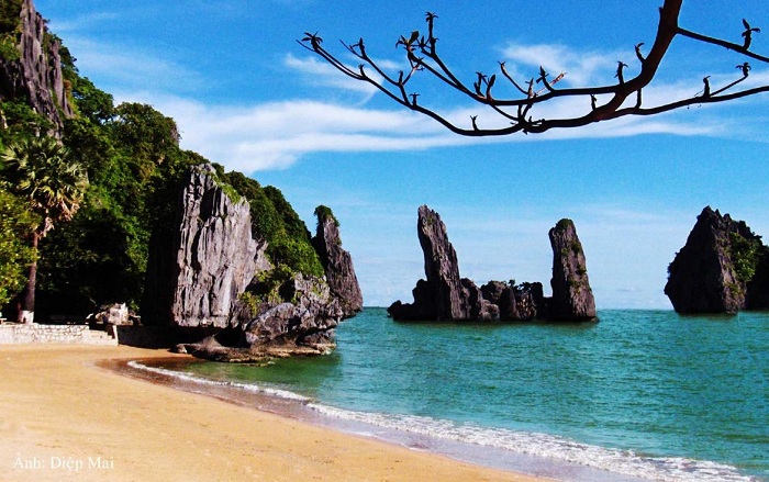 Cảnh quan du lịch biển đảo đặc trưng của Kiên Giang