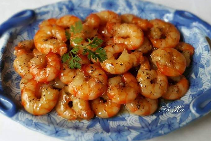 Tôm nõn rang mặn ngọt đậm đà vị biển