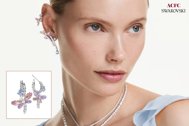 BST Bông Tai Swarovski: Điểm Nhấn Pha Lê Lấp Lánh Từng Khoảnh Khắc