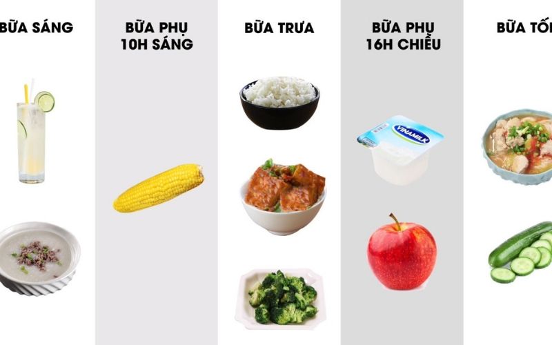 Thực đơn bữa trưa giảm cân với protein và rau xanh đủ chất