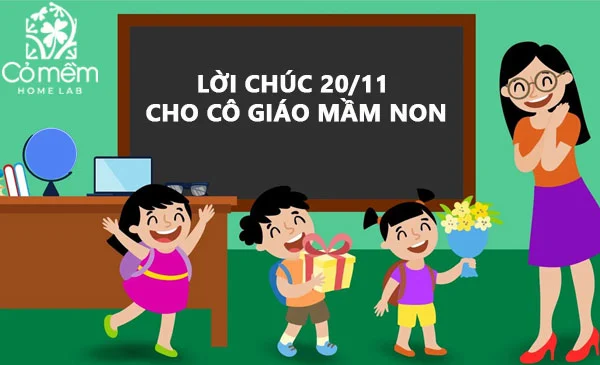 Lời chúc 20/11 cho cô giáo mầm non