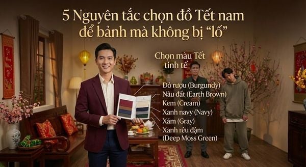 Chọn màu Tết tinh tế