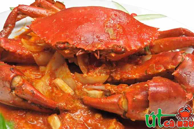 Món cua biển Cà Mau tại Út Cà Mau
