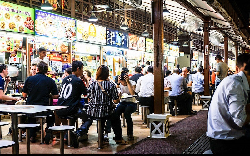 Khu ăn uống hiện đại