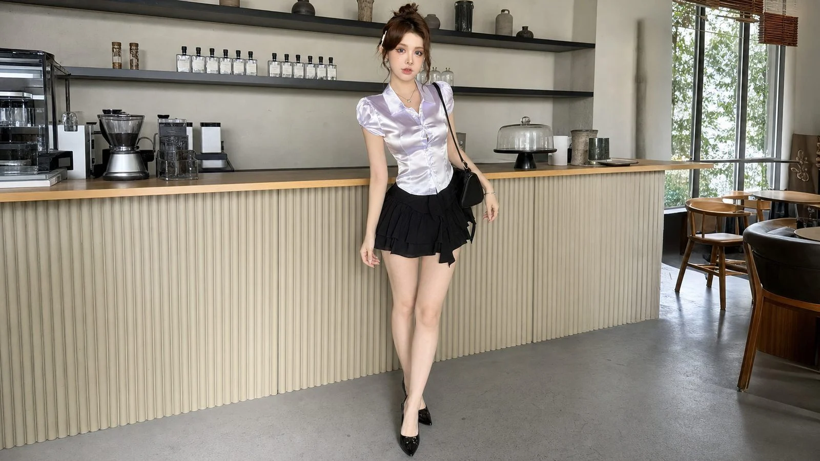 Áo sơ mi cổ vest