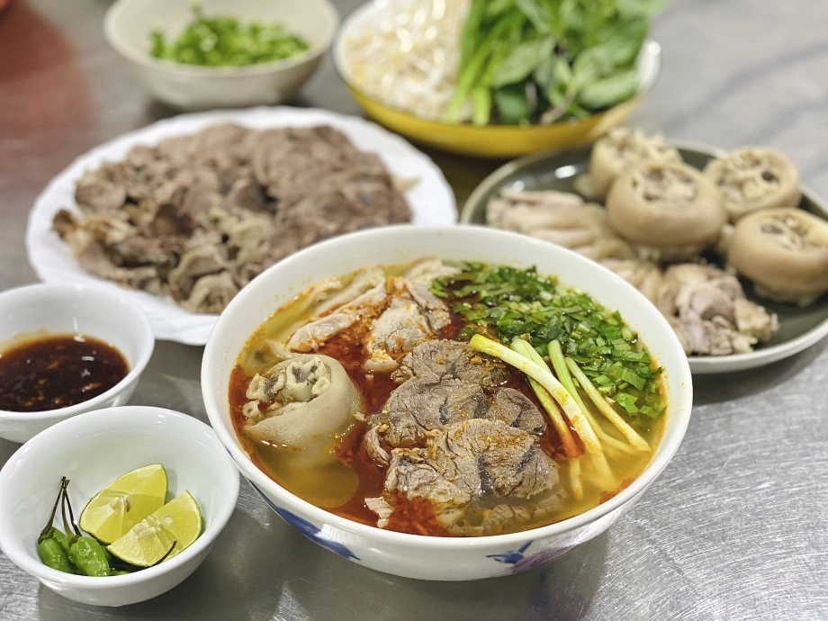 Thành phẩm bún bò