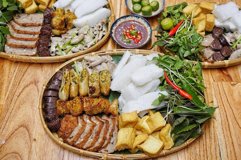 Món ăn đặc sản Việt Nam. Bún đậu mắm tôm