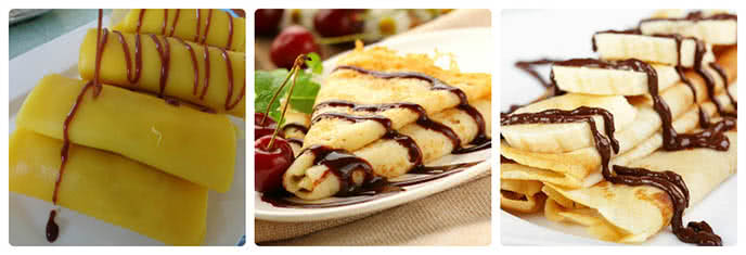 Crepe chuối thành phẩm