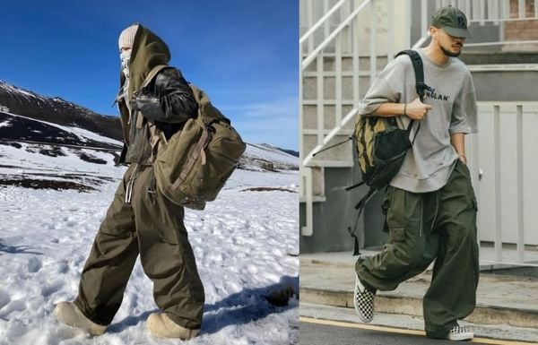 Áo oversized Gorpcore