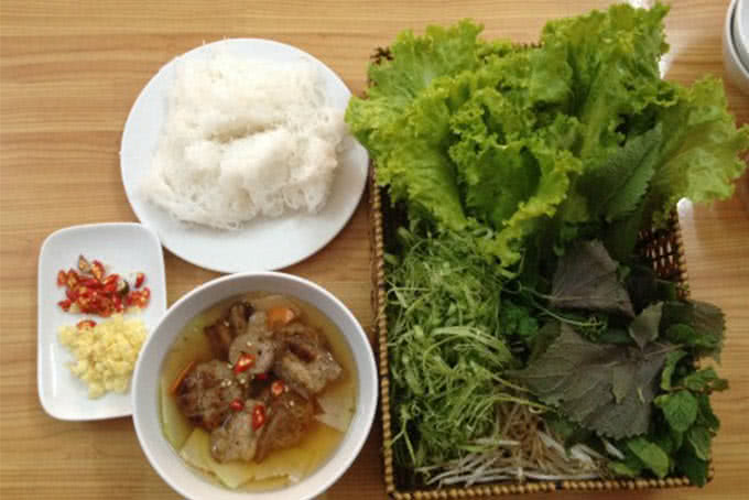 Thành phẩm bún chả Hà Nội