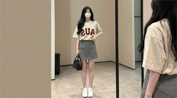 Áo thun form rộng cho người đầy đặn