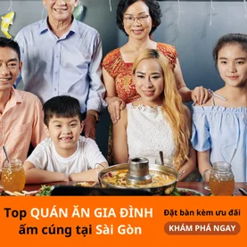 Quán gia đình đông khách Sài Gòn