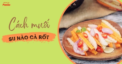 Su hào muối cà rốt vàng đẹp