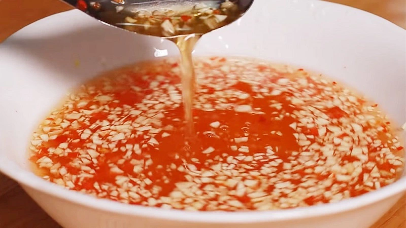 Nước mắm trộn bún bò chua ngọt