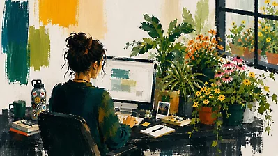 Minh họa không gian làm việc sáng tạo với khả năng tự xây dựng các đặc vụ trí tuệ nhân tạo