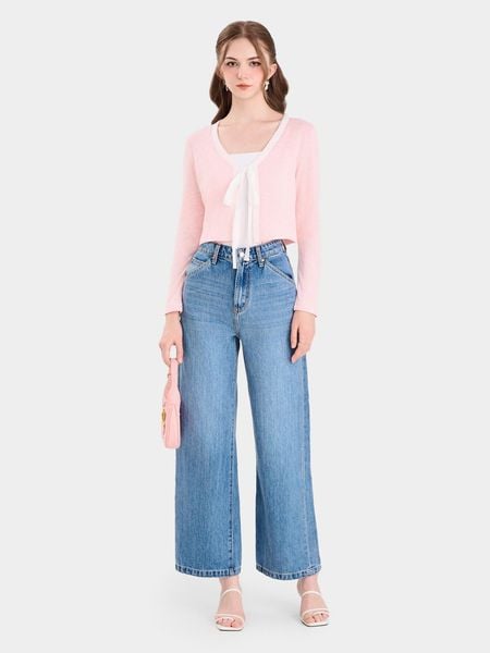 Quần ống suông lưng thun đi phượt