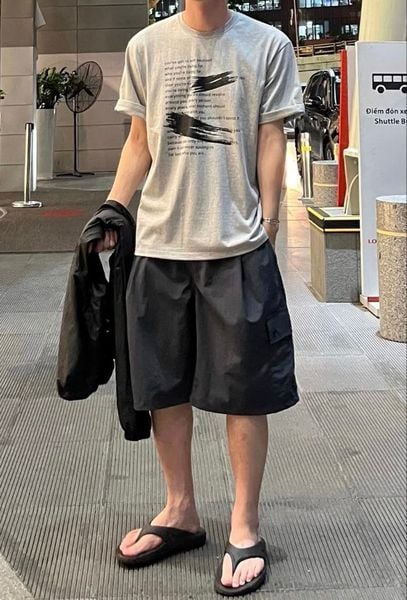 Áo thun form rộng nam