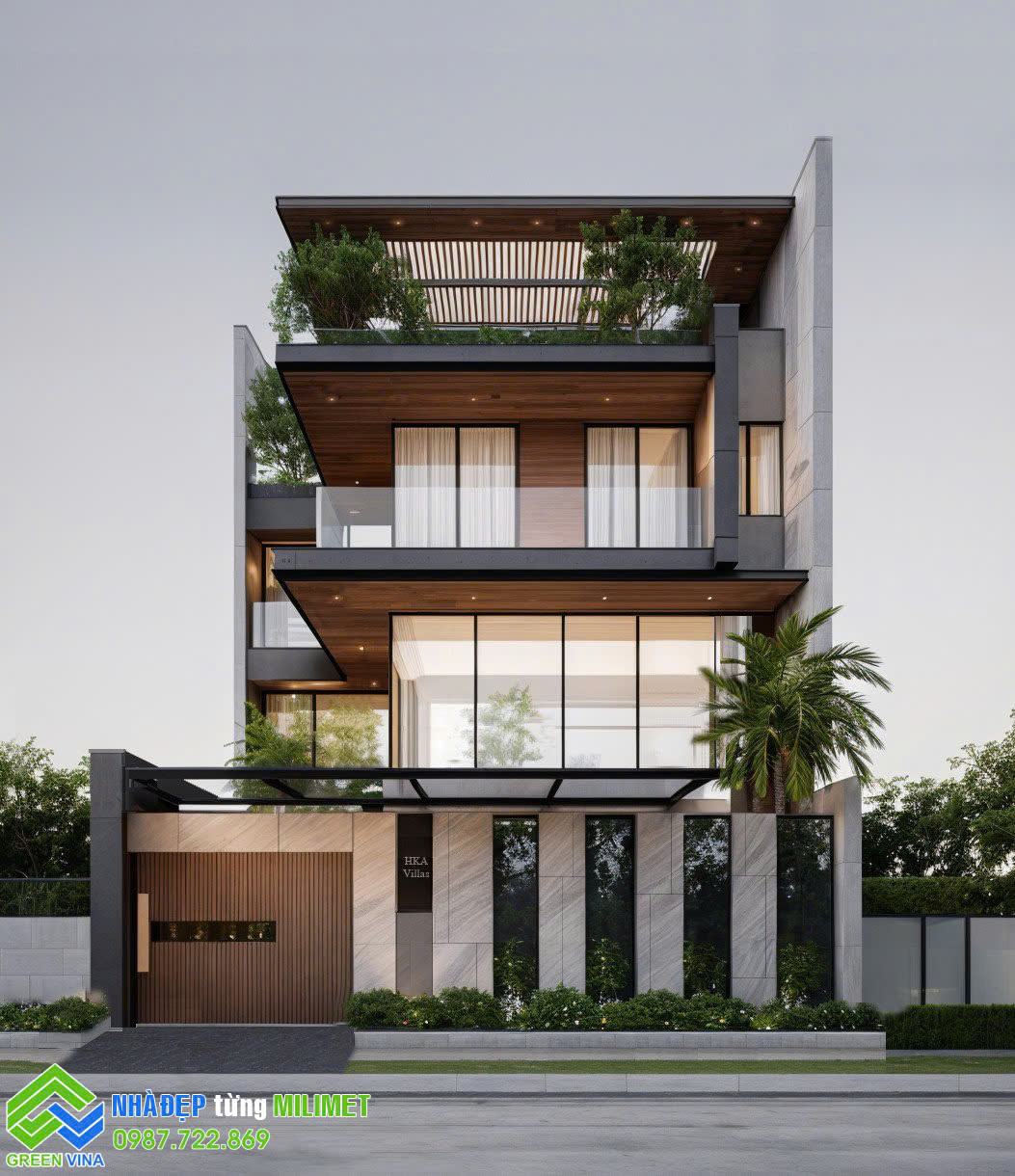 Buổi tối gia đình gắn kết tại không gian mở biệt thự