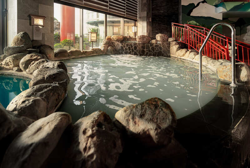 Khu vực Onsen & Ganbanyoku thư giãn hoàn hảo