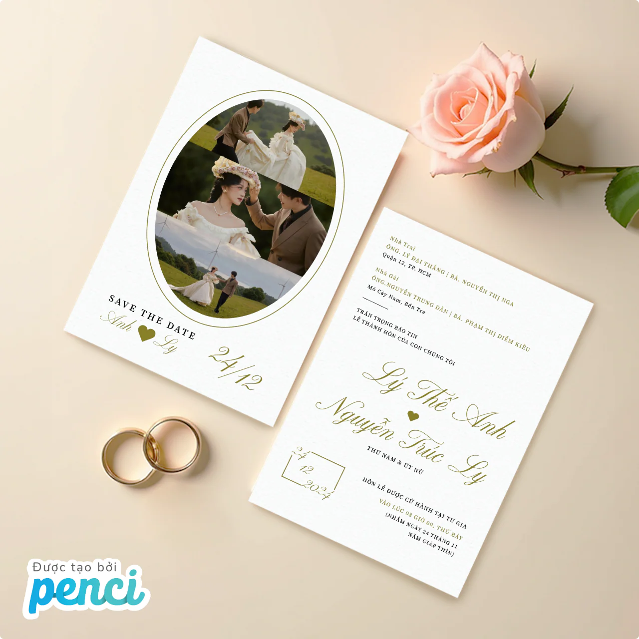 Thiết kế thiệp cưới độc quyền theo yêu cầu cá nhân