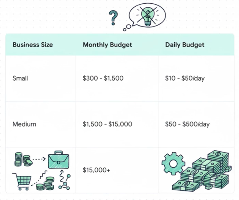 Budget theo mục tiêu chiến dịch