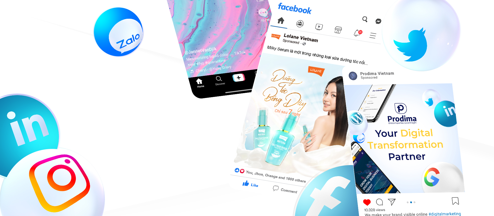 Biểu đồ so sánh hiệu quả của các nền tảng social media cho ngành tài chính