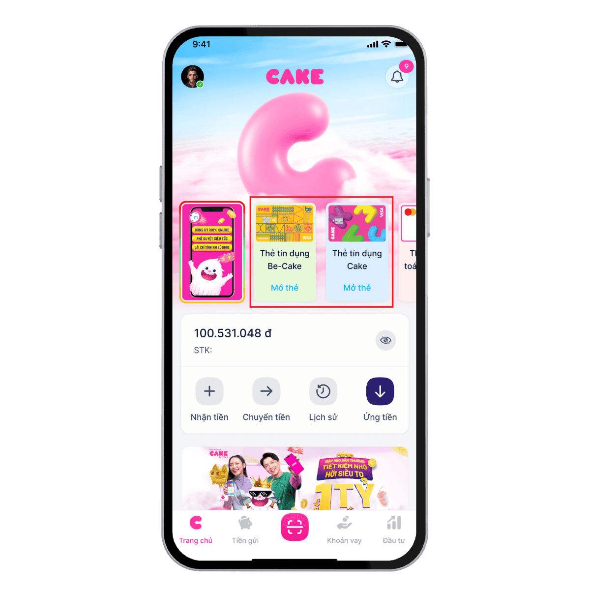 Quy trình đăng ký thẻ tín dụng online qua ứng dụng