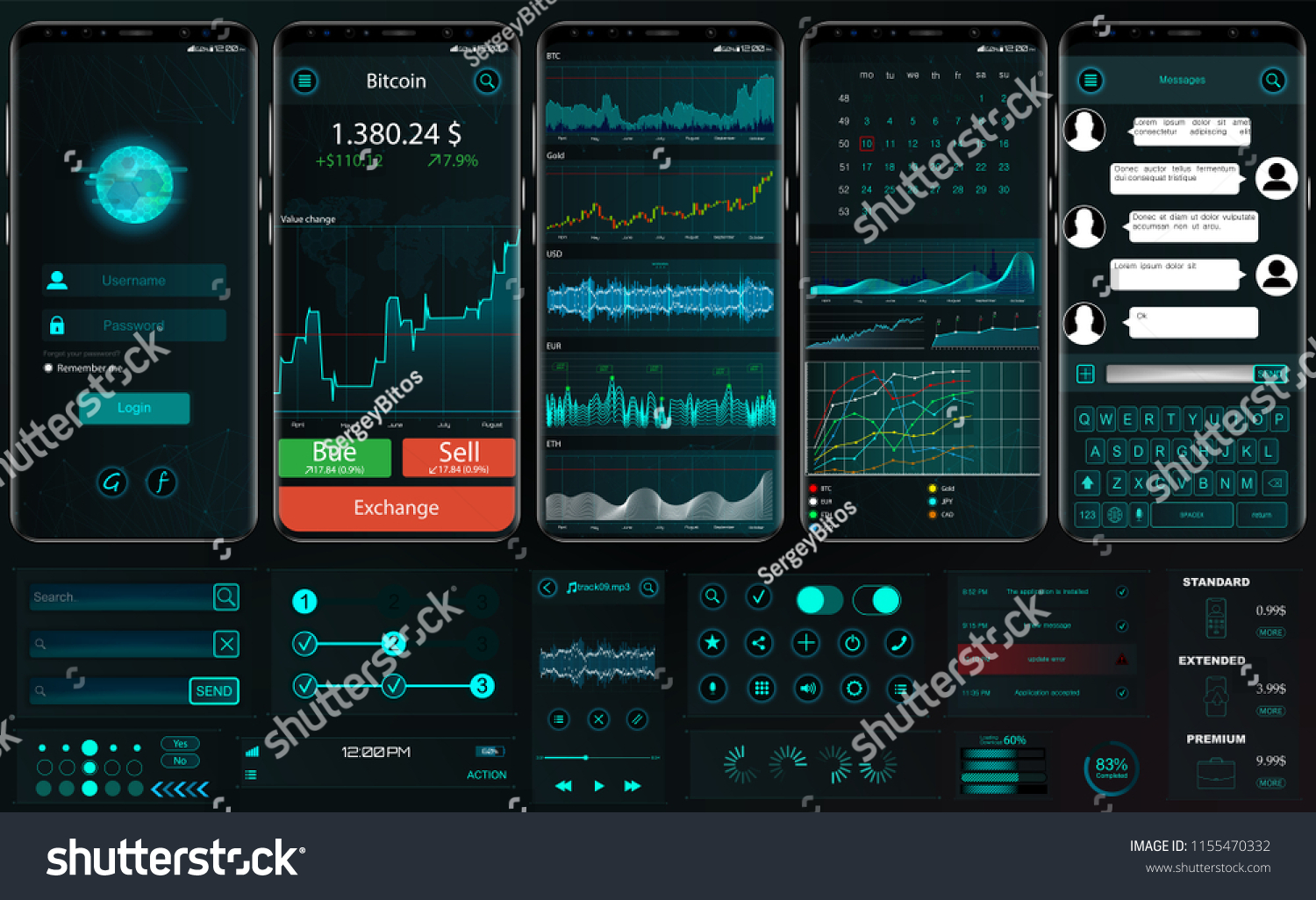 Màn hình bảng điện tử chứng khoán