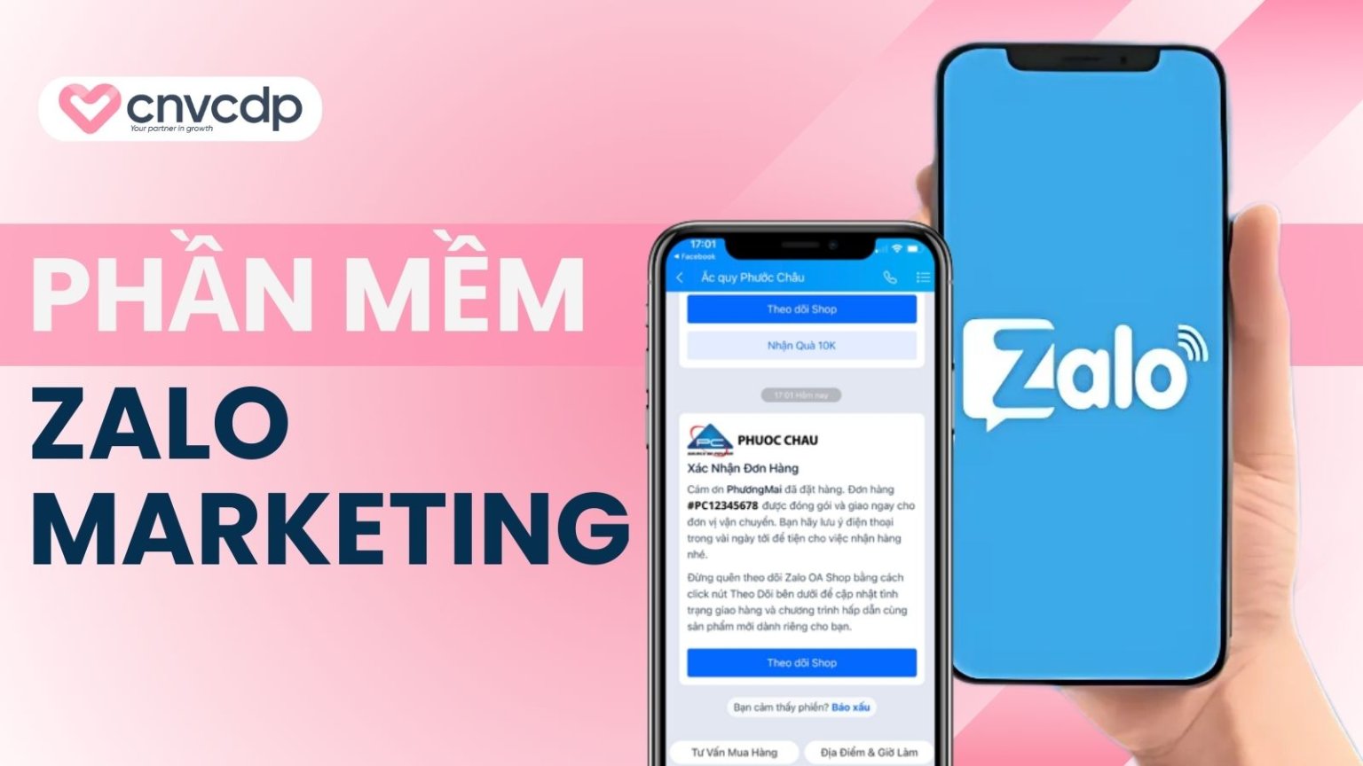 Màn hình khung chat Zalo có nút chuyển tiền