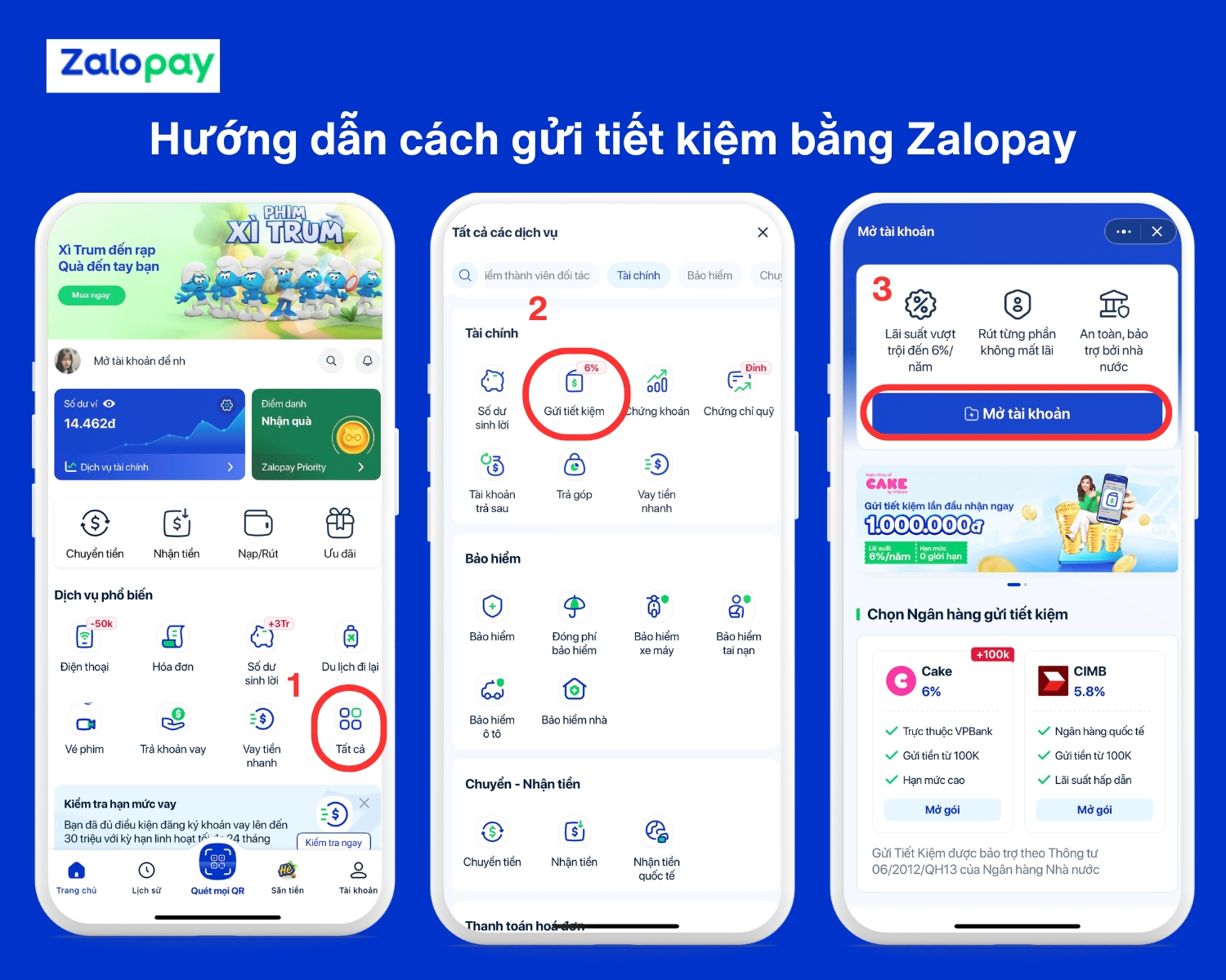 Tiết kiệm trên ứng dụng tài chính số