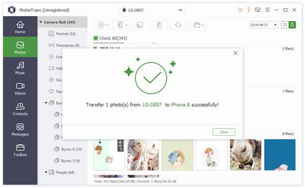 Giao diện nhập số điện thoại để chuyển tiền