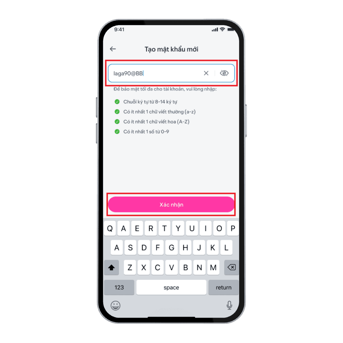 Minh họa bảo mật đa lớp của tài khoản thanh toán