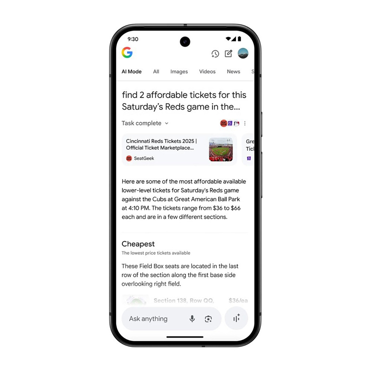 AI Mode trong tìm kiếm