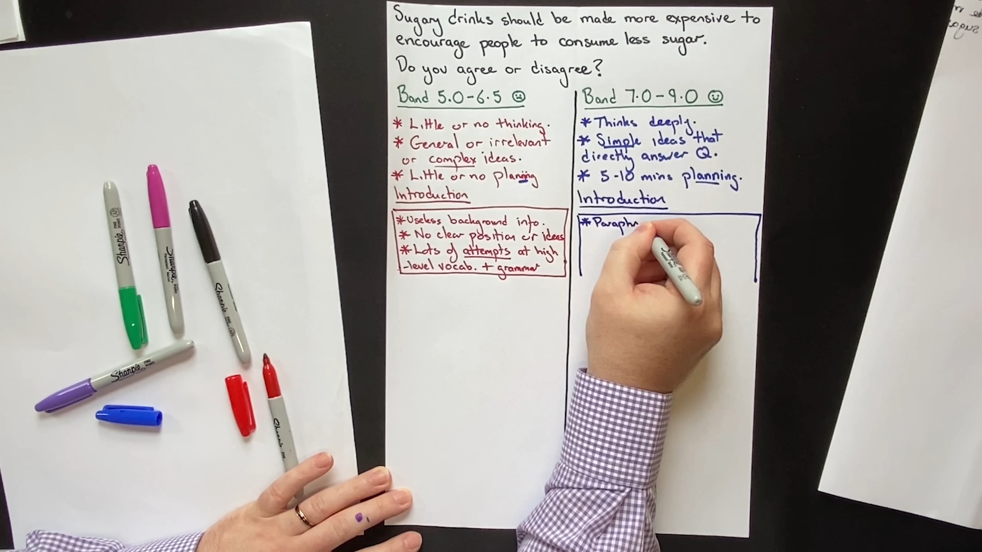 Học viên luyện thi IELTS Writing