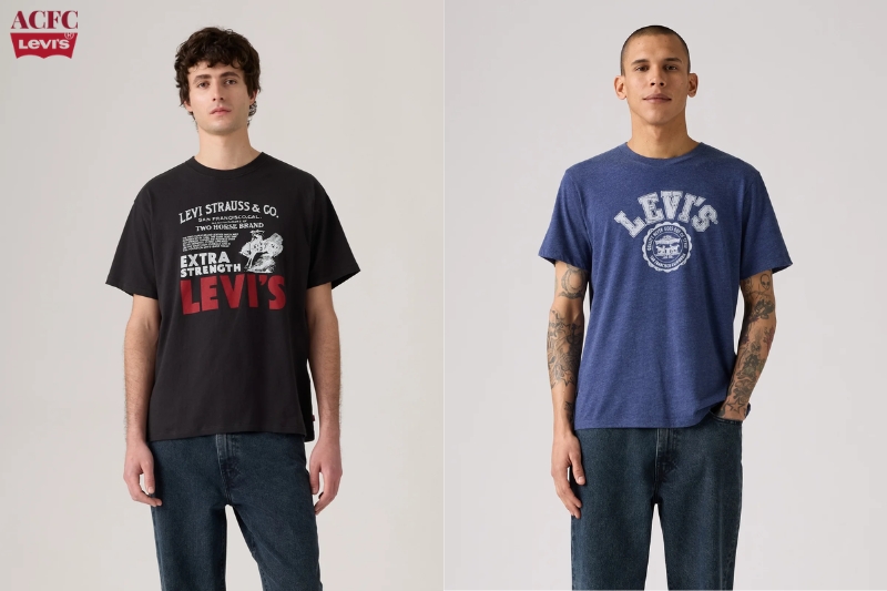 Áo Thun Levi's: Biểu Tượng Văn Hóa Đại Chúng Mỹ Qua Từng Thế Hệ