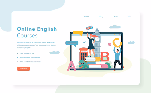 Học viên học tiếng Anh online qua máy tính