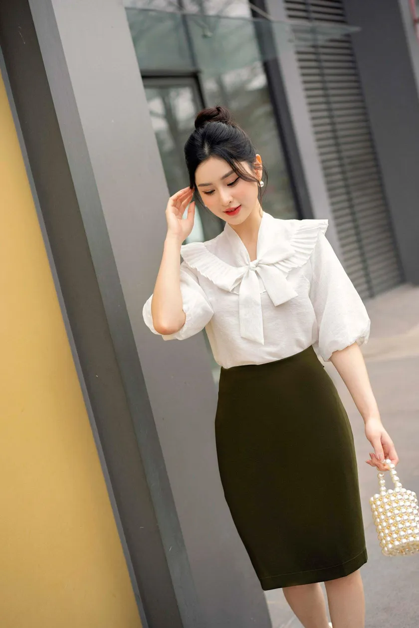 Áo sơ mi nữ tay lỡ