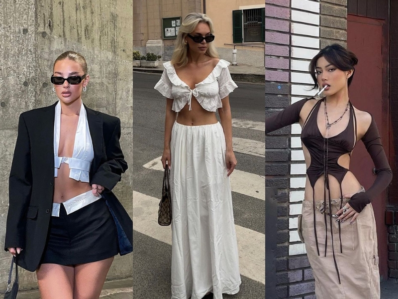 Phối đồ croptop táo bạo